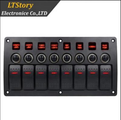 China 8 Gang Momentary Reversing Circuit Breaker Indicator Panel LT-CB8 for sale