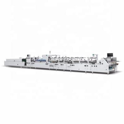 China Top Level High Speed ​​Carton Folding 4&6 Corner Glue Gluing Machine For Industry Printing Packaging Machinery for sale