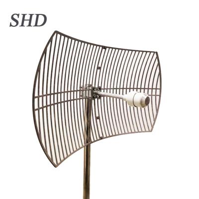 China Outdoor Outdoor Parabolic Wireless Cable 2.4G WIFI Antenna 4g 1710 2700mhz 4g Lte Wifi Antena Long Term MIMO Parabolic SHD-D-17270609HV-SPx2 for sale