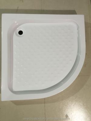 China 2017 clean acrylic shower tray for shower base Acrylic Shower Tray CE Certificate for sale