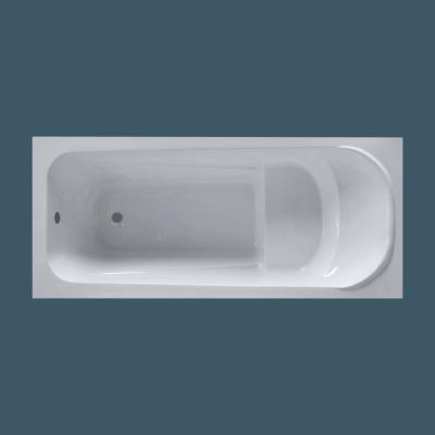 China Cheap Single Acrylic Bathtub Embedded With Seat For Africa for sale