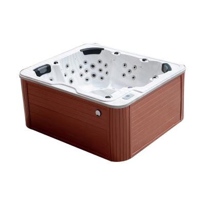 China High Quality Acrylic Outdoor Hydraulic Massage Spa Whirlpool Hot Soaking Bathtub for sale