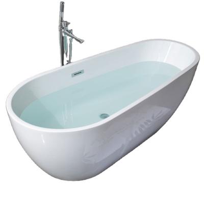 China Hot Selling High Quality Freestanding White Black Color Cheap Acrylic Freestanding Bathtubs for sale