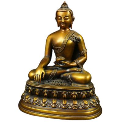 China Southeast Asian China Buddha Statue Religious Bronze Sculpture Decoration for sale