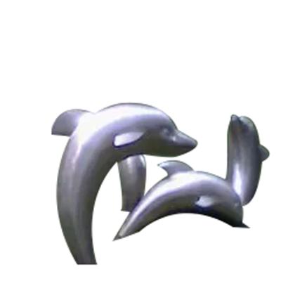 China China Stainless Steel Art Abstract Sculpture Dolphin Like Hot Sale Metal Animal Art and Chinese Art for sale