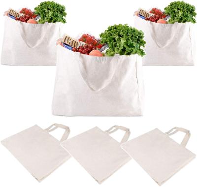 China Wholesale Custom Gift Bag Making Custom Print Embroidered Eco Recycled Buying Reusable Grocery Bags Empty Cotton Canvas Tote Bag for sale