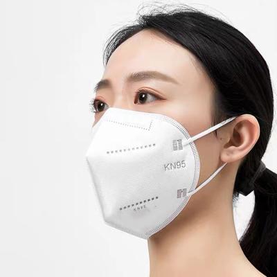 China 5 In te ademen Beschermend het Gezichtsmasker van het vouw Beschikbaar KN95 Medisch Masker Te koop