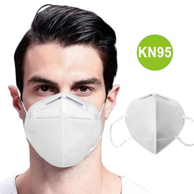 China Niet-geweven KN95 die de Halve Verticale Vouwen van het Gezichtsmasker Vlak met Elastische Earloop vouwen Te koop