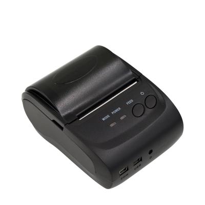 China BT Ticket Printer 58mm Black And White Black Thermal Support Android POS BT Ticket Printer Cheap Price Bill Printer for sale