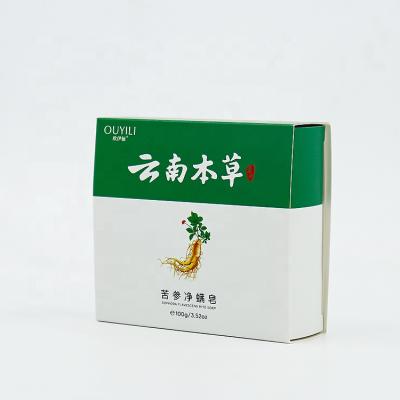 China Recycled Materials Customized Cosmetic Drawer Drawer Paper Box White Cardboard Paper Soap Box Packaging Box for sale