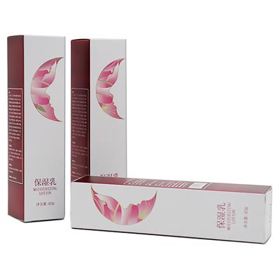 China Eco Friendly Recycled Materials Custom Cardboard Luxury White Paper Box For Skin Care Cosmetics Packaging Box for sale