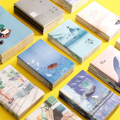 China Wholesale School Notebooks Soft Cover Y104 Stationery Cute Flower Printed A5 Paper Exercise Notebooks for sale