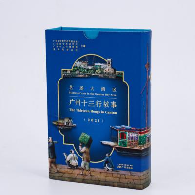 China High Quality Full Color Printing Famous Business History Book With Drawer Paper Cover Custom Hardcover Booklet Brochure Books for sale