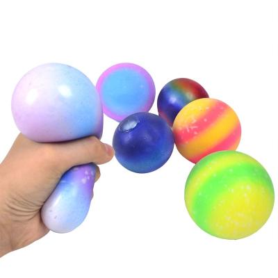 China 2022 Anti Worry Anti Worry Toy Relaxing Toy Big TPR Soft Squishy Flour Prank Giant Dough With Rainbow Stress Adult Squishy Ball for sale