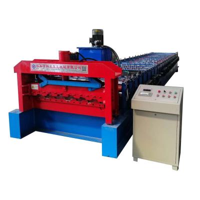 China Factory Side And Front End Container Wall Steel Panel Making Machine Front Panel Making Machine Of Container for sale