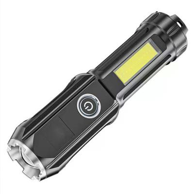 China Wholesale 3W Waterproof Instant Light Emergency Road Future Zoom Torch Plastic Led Flashlight With Dry Battery for sale