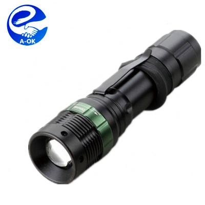 China Q5 Aluminum Zoomable Ultraviolet Emitter Led Flashlight for sale