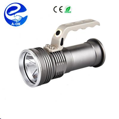 China 300 Meters 3 Modes SOS Long Range Super Bright Aluminum Handheld Rechargeable Led Searchlight For Emergency for sale