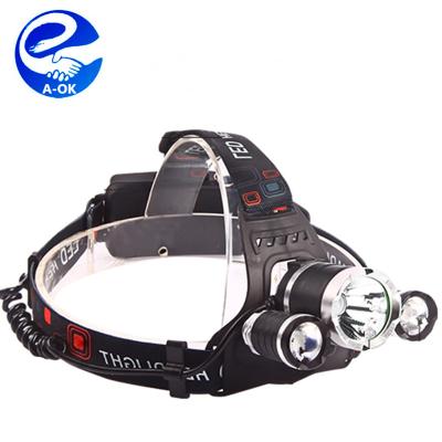 China Camping Torch 3 XM-L2 T6 LED Headlight for sale