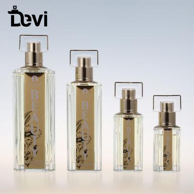 China Devi's Custom Wholesale Private Label 30ml 50ml 100ml Luxury Empty Men's/Women's Perfume Glass Bottles for sale