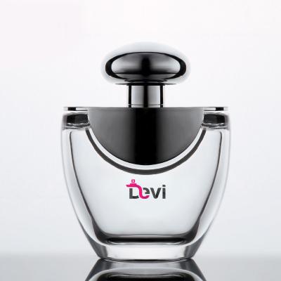 China Personal Care Devi Glass Simple Design Perfume Bottles Empty Refillable Sprayer Luxury Atomizer Perfume Bottle Mens Perfume 100ML Container for sale