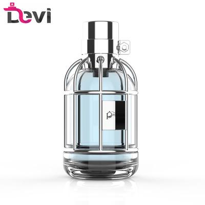 China Luxury Devi New Design Glass Perfume Bottles 100ML Luxury Mens Perfume Bottle Empty Perfume Glass Spray Bottles for sale