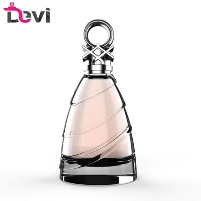 China Devi New Design Luxury Glass Perfume Bottles 100ML Empty Lady Parfum Bottle Refillable Perfume Spray Atomizer Luxury Container for sale