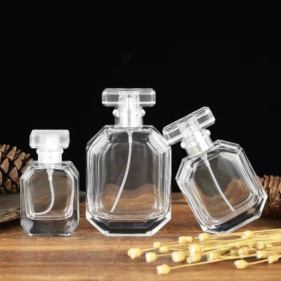 China Devi Wholesale Private Label 10ml 50ml 100ml Fashionable Luxury Sprayer Atomizer Refillable Empty Perfume Pefume Glass Bottles for sale