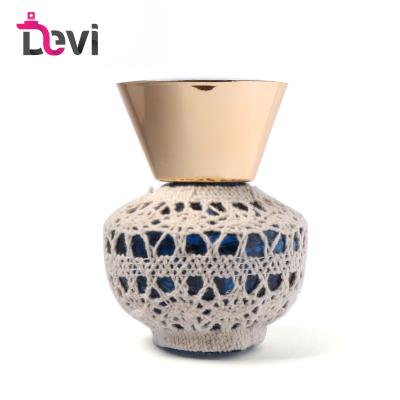 China Devi New Design Mini 30ML Empty Perfume Bottles Madame Lace Perfume Bottle Luxury Glass Refillable Atomizer Perfume Sprayer Container for sale