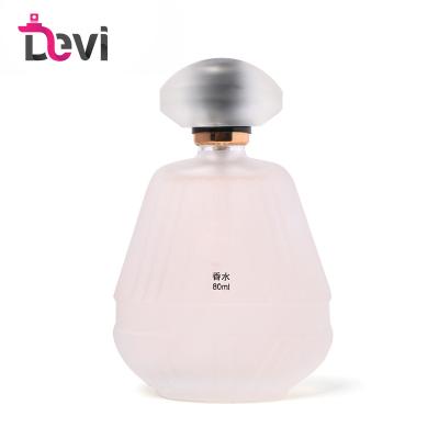 China Wholesale Popular Luxury Antique Bespoke Design High Class Lady 80ml Glass Perfume Bottles Hot Stamping Perfume Bottles for sale