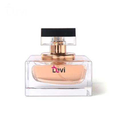 China Devi Glass 40ML Luxury Modern Perfume Bottles Madame Men's Square Profumo Fragrance Spray Sprayer Atomizer Empty Container Custom Design for sale