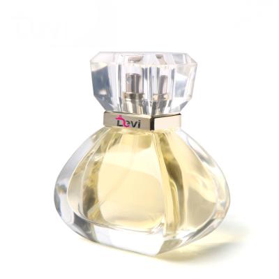 China Fashionable Devi Glass Perfume Bottles 40ML Trigone Lady Men's Fashionable Devi Glass Perfume Bottles Fragrance Sprayer Atomizer Empty Container Custom Design for sale