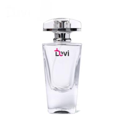 China Devi Glass Perfume Bottles 30ML Modern Transparent Men Perfume Bottle Refill Empty Perfume Sprayer Atomizer Container Custom Design for sale