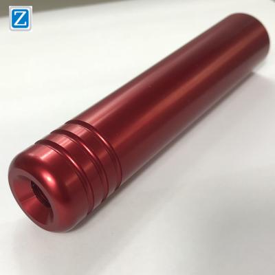 China 6061-T6 Matt And Bright Anodized Custom Aluminum CNC Red Turning Milling Machining Parts for sale