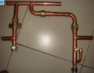 China Industry Precision Welding Miscellaneous Copper Header , Copper Pipe Fittings for sale