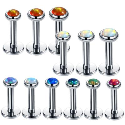 China 3pcs/pack FASHION Steel Cartilage Tragus Lip Labret Monroe Rings Lip Ring Ear Helix Ring Ear Studs Body Piercing Jewelry 16G for sale