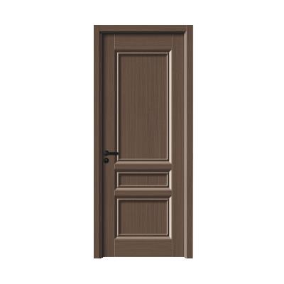 China Wholesale Modern Design Bulletproof Simple Wooden Entrance Doors PVC China Door Interior Wood Barn Door For Room for sale