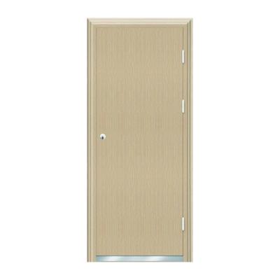 China Modern white interior commercial residential design rated wooden door exit proof fire door steel office school for home for sale