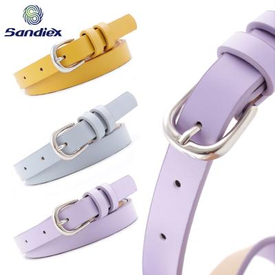 China Hot Sale Fashion Women Belt Fabric Flatback Belt For Ladies Cover Buckle Belt for sale