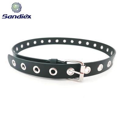 China Brand Flatback Genuine Leather Belt Custom Women's Belts For Women Scare Skin Can Print Logo Ratchet Belt for sale