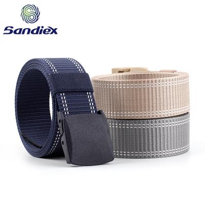 China Cheap Colorful Belt Mens Leisure Fashion Custom Canvas Belts For Mens Jeans for sale