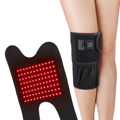 China Foot Pain Relief LED Light Shoulder Elbow Wrap Belt Red Light Therapy Infrared Knee Pads for sale