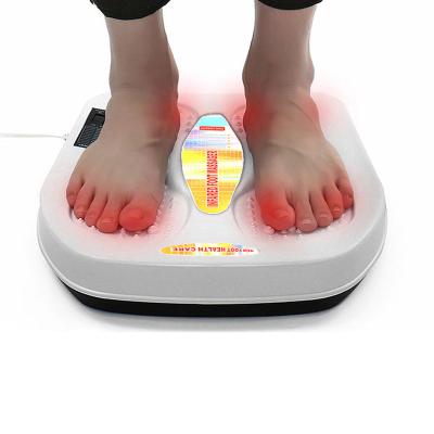 China Home Electric Infrared Foot Physiotherapy Heating Vibration Foot Massager for sale