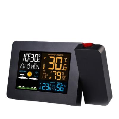 China CL115 KOREAN Time RCC Radio Controlled Analog-Digital Time Projection Alarm Clock for sale