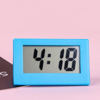 China Simple Triangle Digital Table Clock Watch Mini Clock Portable Household Ornaments Decor Kids Bedroom Decoration Desk Clock 55x25x30mm for sale