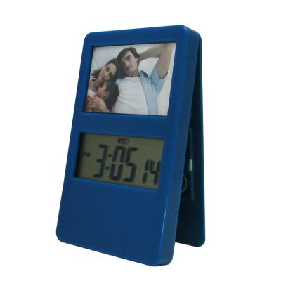 China Promotional Home Office Calendars Gifts Electronic Digital Clock With Clip for sale