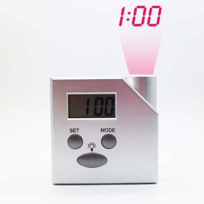 China Newly Creative Design Promotion Digital Projection Modern Travel Alarm Clock for sale