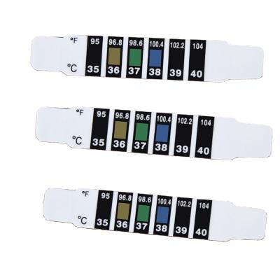 China Horizontal Forehead Stick On Thermometer Strip Digital Temperature Display for sale