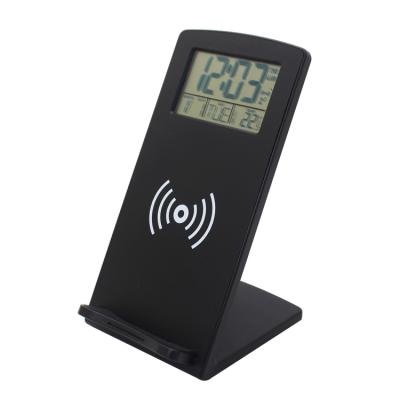 China Creative Mobile Calendars Interior Ministry Desktop Calendar Radio Charging Electronic Alarm Clock for sale