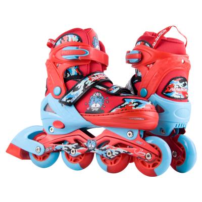 China PP+PE Integrated Skate Child Roller Skates Outdoor Adults For Kids With Camouflage Style Skating Shoes In Stock for sale